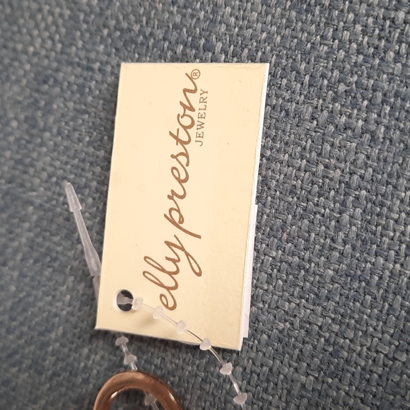 Toggle Bracelet Blue Beads Gold Chain Adjustable Length Fun Lightweight - Picture 6 of 6